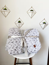 Load image into Gallery viewer, Light Gray Blanket In A Box Kit!