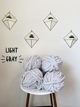 Load image into Gallery viewer, Light Gray Blanket In A Box Kit!