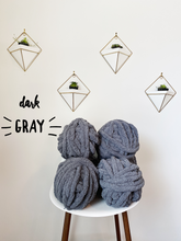 Load image into Gallery viewer, Dark Gray Blanket In A Box Kit!